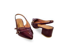 SAPATO FEM. SLING BACK VIZZANO VINHO na internet