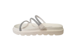 Imagem do CHINELO FEM. FLATFORM VIZZANO CRISTAL BRANCO OFF