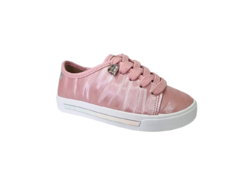 TENIS INF. FEM. MOLEKINHA METAL ROSA - comprar online