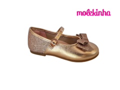 SAPATILHA INF. FEM. MOLEKINHA OURO - comprar online