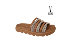 CHINELO FEM. VIZZANO CAMEL - Sugestiva Calçados