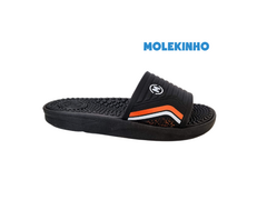 CHINELO SLIDER INF. MASC. MOLEKINHO PRETO - Sugestiva Calçados