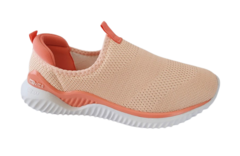 TENIS FEM. ACTVITTA SLIP ON SEM CADARÇO ROSA CORAL