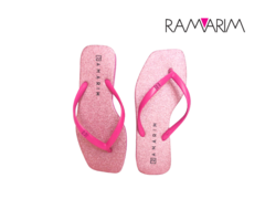 CHINELO DEDO FEM. RAMARIM PINK BRILHO - loja online