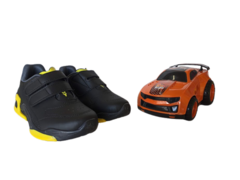 TENIS INF. MASC. + CARRINHO KIDY PRETO AMARELO - comprar online