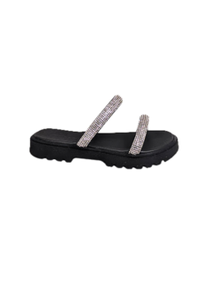 CHINELO INF. FEM. MOLEKINHA CRISTAL PRETO - comprar online