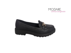 MOCASSIM FEM. MODARE PRETO