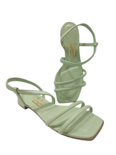 SANDALIA FEM. ANNA FLOR VERDE - comprar online