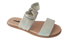 CHINELO FEM. MOLECA TIRA DUPLA MENTA VERDE - comprar online