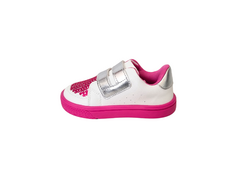 TENIS INF. FEM. WORLD COLORS PINK BRANCO - comprar online