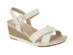 SANDALIA FEM. MODARE SALTO ANABELA BRANCO OFF - comprar online