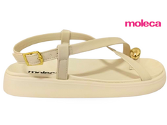 SANDALIA FEM. MOLECA BRANCO OFF