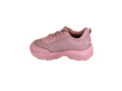 TENIS INF. FEM. MOLEKINHA ROSA BRILHO - comprar online