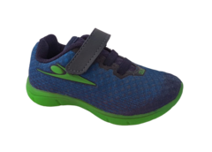 TENIS INF. MASC. KLIN VELCRO MARINHO VERDE - comprar online