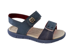 SANDALIA INF. MASC.KLIN VELCRO AZUL JEANS