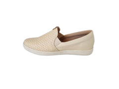 TENIS FEM. SLIP ON MODARE CREME - Sugestiva Calçados