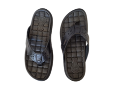 CHINELO MASC. COURO PEGADA PRETO - comprar online