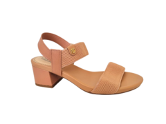 SANDALIA SALTO FEM. MODARE NUDE TAN - comprar online