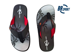 CHINELO DEDO MASC. BR SPORT PRETO VERMELHO - loja online