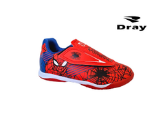 CHUTEIRA FUTSAL INF. DRAY SPIDER MAN VERM AZUL