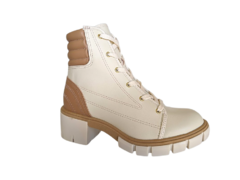 BOTA COTURNO FEM. MOLECA BRANCO OFF - loja online