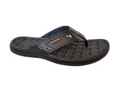 CHINELO MASC. COURO PEGADA PRETO - comprar online