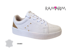 TENIS FEM. RAMARIM COURO BRANCO - loja online