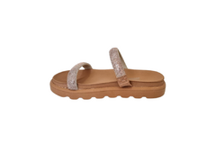 CHINELO FEM. FLATFORM VIZZANO OURO ROSADO NUDE - Sugestiva Calçados