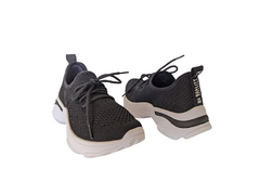 TENIS FEM. RAMARIM KNIT CHUNKY SNEAKER PRETO BRANCO - comprar online