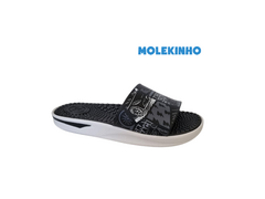 CHINELO SLIDER INF. MASC. PRETO