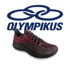 TENIS FEM. OLYMPIKUS LUNA PRETO CORAL - comprar online