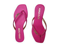 CHINELO DEDO FEM. ANNA FLOR HOT PINK - Sugestiva Calçados