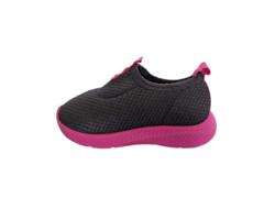 TENIS INF. FEM. MOLEKINHA PRETO PINK NEON