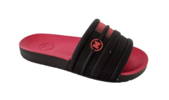 CHINELO INF. MASC. MOLEKINHO SLIDE PRETO VERMELHO - comprar online