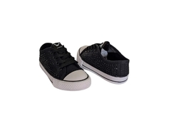 TENIS INF. FEM. DIVERSÃO PRETO STRASS - comprar online