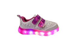 TENIS INF. FEM. LED PAMPILI BRANCO PINK - comprar online