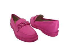 SAPATO OXFORD FEM. MOLECA PINK NEON - loja online