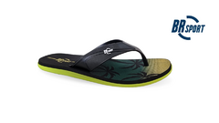 CHINELO DEDO MASC. BR SPORT PRETO AMARELO