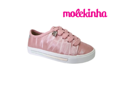 TENIS INF. FEM. MOLEKINHA METAL ROSA