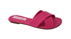 CHINELO FEM. BEIRA RIO TIRA EM X PINK - Sugestiva Calçados