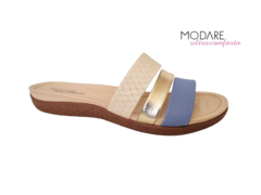 CHINELO FEM. FLATFORM VIZZANO CRISTAL BRANCO OFF - Sugestiva Calçados