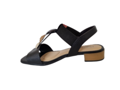 SANDALIA FEM. SALTO MODARE PRETO - comprar online