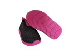 TENIS INF. FEM. MOLEKINHA PRETO PINK NEON - Sugestiva Calçados