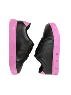 TENIS INF. FEM. MOLEKINHA PRETO ROSA - comprar online