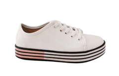 TENIS INF. FEM. MOLECA NAPA BRANCO - comprar online