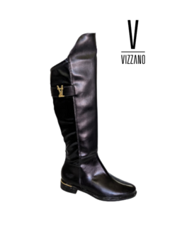 BOTA FEM. CANO ALTO VIZZANO PRETO