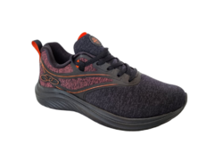 TENIS FEM. OLYMPIKUS ALFA 2 PRETO HIBISCO - comprar online