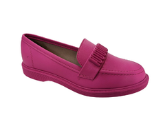 SAPATO OXFORD FEM. MOLECA PINK NEON - Sugestiva Calçados