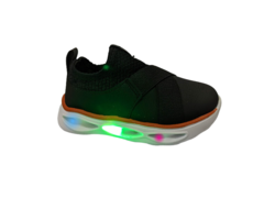 TENIS INF. MASC. LED SLIP ON MOLEKINHO PRETO na internet