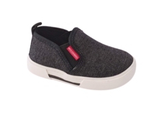 TENIS INF. MASC. MOLEKINHO SLIP ON MOLETOM GRAFITE PRETO - loja online